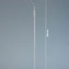 Stehleuchten>Fischer & Honsel LED-Stehleuchte 1flg silberfarben