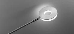 Fischer & Honsel LED-Tischleuchte 1flg silberfarben^ Tischleuchten|Schreibtischlampen