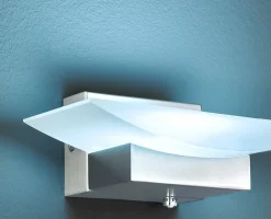 Fischer & Honsel LED-Wandleuchte 1flg silberfarben^ Wandleuchten