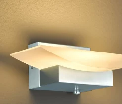 Fischer & Honsel LED-Wandleuchte 1flg silberfarben^ Wandleuchten