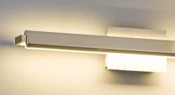 Wandleuchten>Fischer & Honsel LED-Wandleuchte 1flg silberfarben