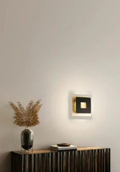 Wandleuchten>Fischer & Honsel LED-Wandleuchte 1flg goldfarben