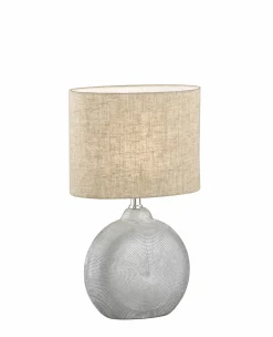 Fischer & Honsel Tischleuchte 1flg silberfarben^ Tischleuchten