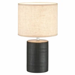 Fischer & Honsel Tischleuchte 1flg schwarz^ Tischleuchten