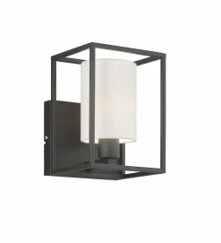 Fischer & Honsel Wandleuchte 1flg schwarzweiß^ Wandleuchten