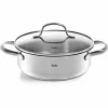 Töpfe>Fissler Bratentopf 16cm silberfarben