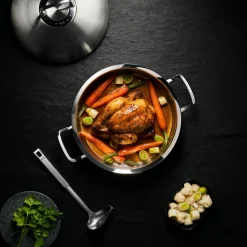 Fissler Bratentopf 24cm silberfarben^ Töpfe