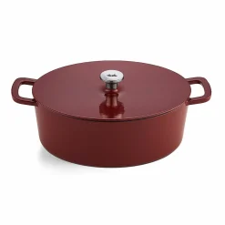 Fissler Bräter oval 33cm rot^ Bräter & Schmortöpfe