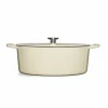 Bräter & Schmortöpfe>Fissler Bräter oval 33cm weiß