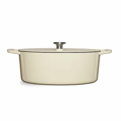 Bräter & Schmortöpfe>Fissler Bräter oval 33cm weiß