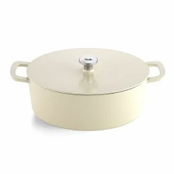 Bräter & Schmortöpfe>Fissler Bräter oval 33cm weiß
