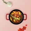 Bräter & Schmortöpfe>Fissler Bräter rund 20cm rot