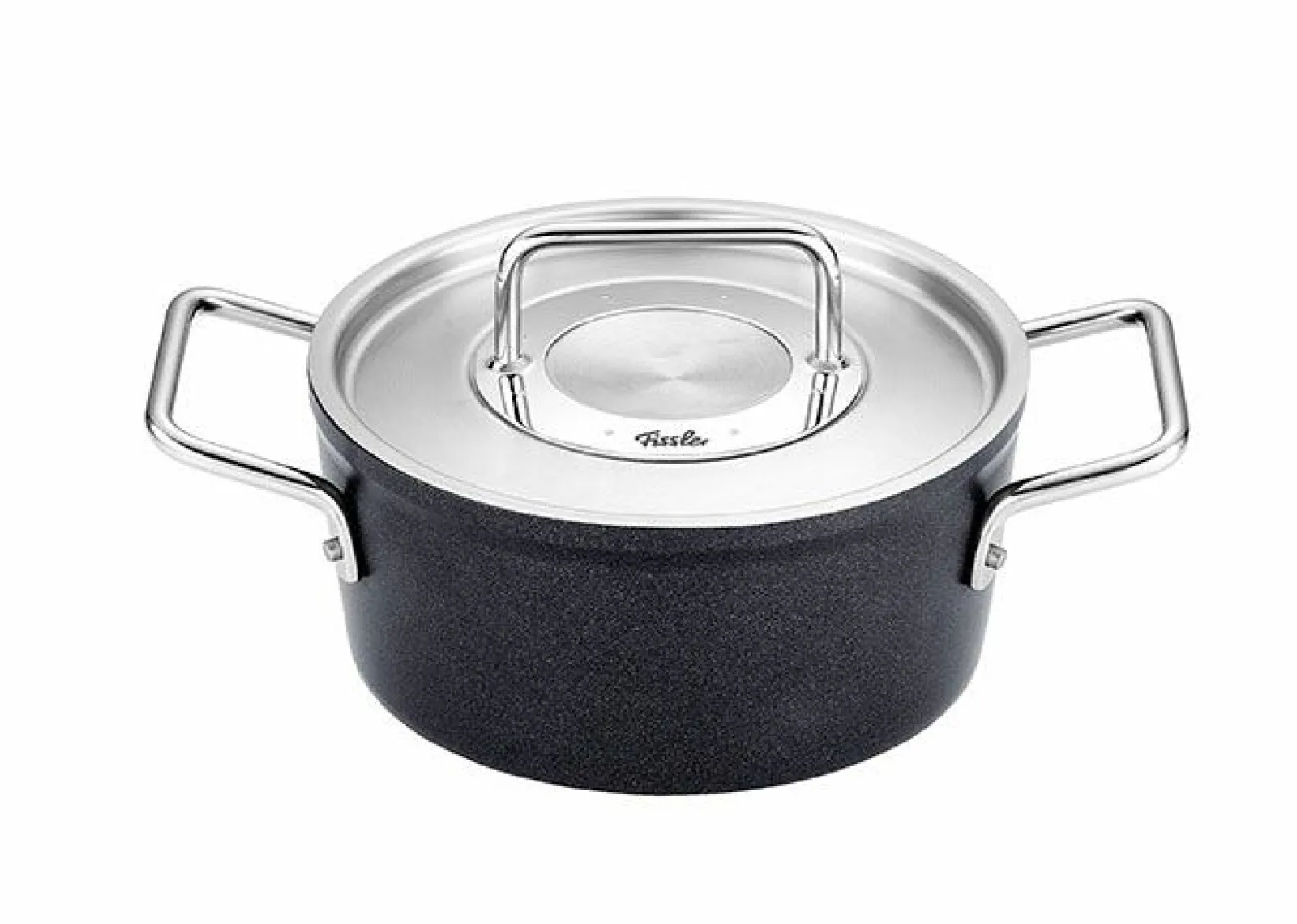 Töpfe>Fissler Kochtopf 18cm grau