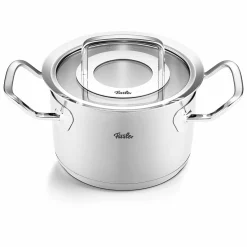 Töpfe>Fissler Kochtopf 16cm silberfarben