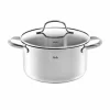 Fissler Kochtopf 20cm silberfarben^ Töpfe