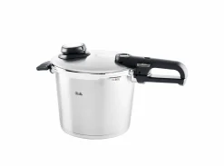 Fissler Schnellkochtopf 6l silberfarben^ Schnellkochtöpfe