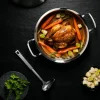 Küchenhelfer>Fissler Schöpflöffel 29,5cm silberfarben