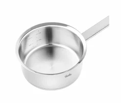 Töpfe>Fissler Stielkasserolle 16cm silberfarben