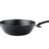 Fissler Stielwok 32cm grau^ Woks