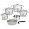 Fissler Topfset 5tlg + gratis Pfanne silberfarben^ Topfsets