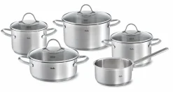 Topfsets>Fissler Topfset 5tlg silberfarben