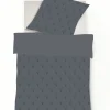 Satin>Fleuresse Satin-Bettwäsche grau