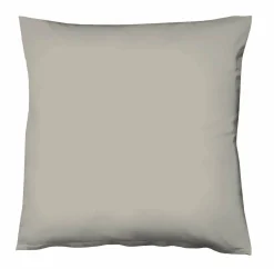 Satin>Fleuresse Uni-Satin-Bettwäsche grau
