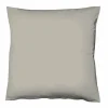 Satin>Fleuresse Uni-Satin-Bettwäsche grau