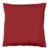 Fleuresse Uni-Satin-Kissenbezug rot^ Kopfkissenbezüge|Satin