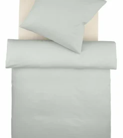 Fleuresse Uni-Satin-Kissenbezug silberfarben^ Kopfkissenbezüge|Satin
