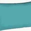 Kopfkissenbezüge|Satin>Fleuresse Uni-Satin-Kissenbezug blau