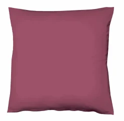 Fleuresse Uni-Satin-Kissenbezug rot^ Kopfkissenbezüge|Satin