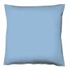 Fleuresse Uni-Satin-Kissenbezug blau^ Kopfkissenbezüge|Satin