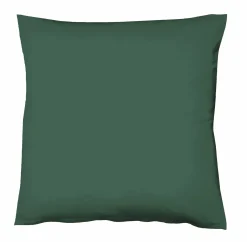Kopfkissenbezüge|Satin>Fleuresse Uni-Satin-Kissenbezug grün