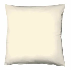 Kopfkissenbezüge|Satin>Fleuresse Uni-Satin-Kissenbezug beige