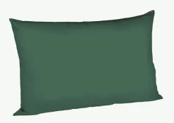 Kopfkissenbezüge|Satin>Fleuresse Uni-Satin-Kissenbezug grün