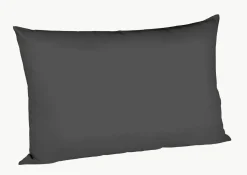 Kopfkissenbezüge|Satin>Fleuresse Uni-Satin-Kissenbezug grau