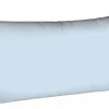 Kopfkissenbezüge|Satin>Fleuresse Uni-Satin-Kissenbezug blau