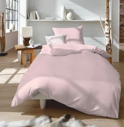Fleuresse Uni-Satin-Nackenrollenbezug pink^ Kopfkissenbezüge|Satin