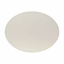 Tischsets>Freeform Tischset oval 45x34cm grauweiß