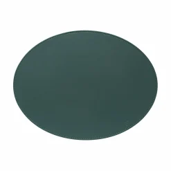 Tischsets>Freeform Tischset oval 45x34cm grüngrau