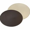 Freeform Tischset oval 45x34cm beigebraun^ Tischsets