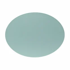 Freeform Tischset oval 45x34cm beigegrünblau^ Tischsets