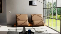 Funktionselement 2-sitzig braun^ Sofas & Couches