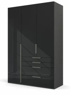 Funktionsschrank schwarz^ Kleiderschränke