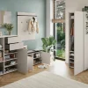 Garderoben- und Sitzbank beige^ Schuhschränke