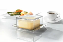 Gefu Butterdose 125g silberfarben^ Serviergeschirr