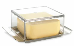 Gefu Butterdose 125g silberfarben^ Serviergeschirr