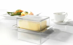 Gefu Butterdose 250g silberfarben^ Serviergeschirr