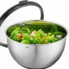 Gefu Edelstahlschüssel 4,5l schwarz^ Schüsseln & Schalen